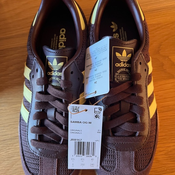 adidas Samba OG "Shadow Brown Powder Yellow" - Picture 4 of 6